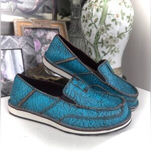 Ariat Women's Brushed Turquoise Floral Cruiser